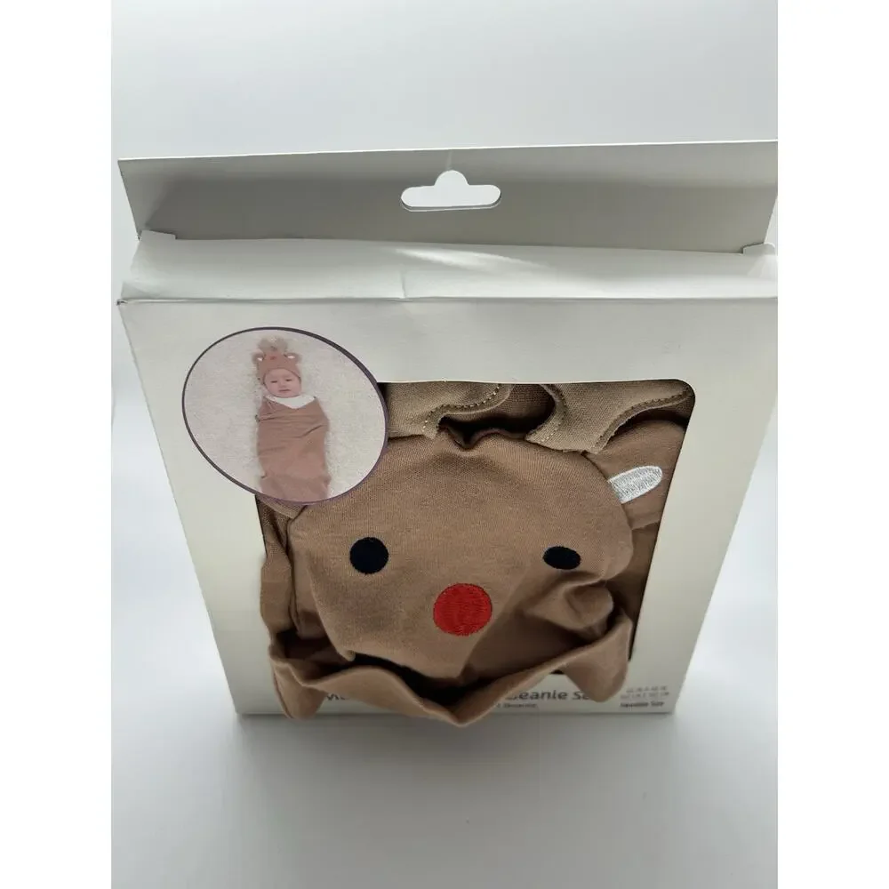 Baby Muslin‎ Swaddle And Reindeer Christmas Parents Choice 100%Cotton 40inx40in